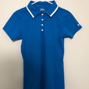 FINAL PRICE Under Armour Heat Gear Blue Polo
